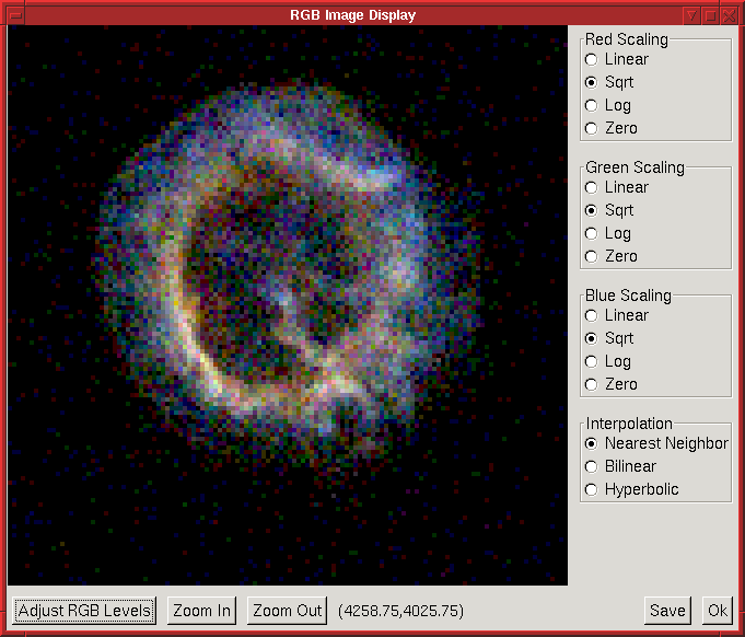 Figure showing the updated image