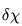 \delta\chi