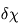 \delta\chi
